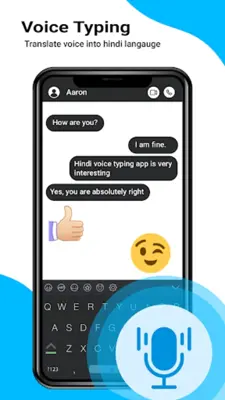 Hindi Voice Typing Keyboard android App screenshot 0